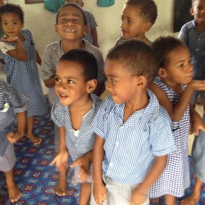 children of Komave village, coral coast, Fuji