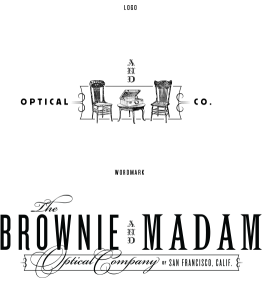 Brownie & Madam logo + wordmark