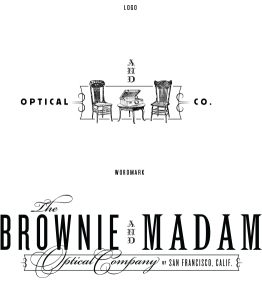 Brownie & Madam logo + wordmark