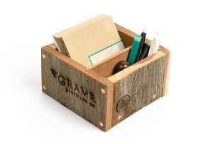 Gramr Gratitude Co. branded wooden box