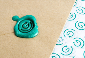 Gramr Gratitude Co. wax seal and papers