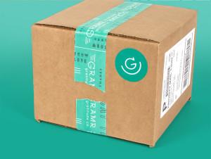 Gramr Gratitude Co. shipping box