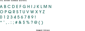 Gramr Gratitude Co. primary typeface