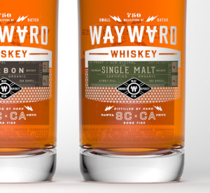 Venus Spirits Wayward Whiskey packaging detail