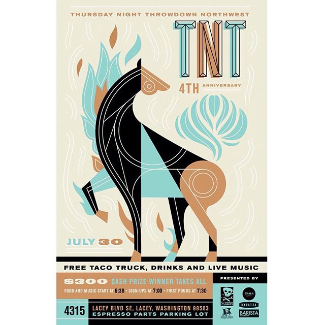 #poster #design for @espressoparts #TNTNW by #chendesign