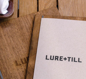 Lure + Till menu design