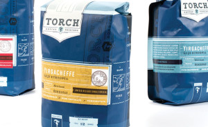 Torch Coffee Roasters packaging set