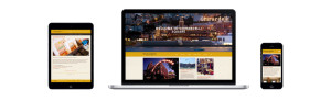 Ghirardelli Square website on various devices