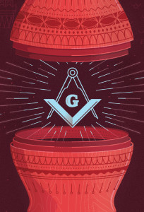 California Freemason: G illustration