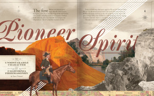 California Freemason: Pioneer Spirit editorial spread