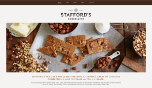 Stafford's Chocolates homepage