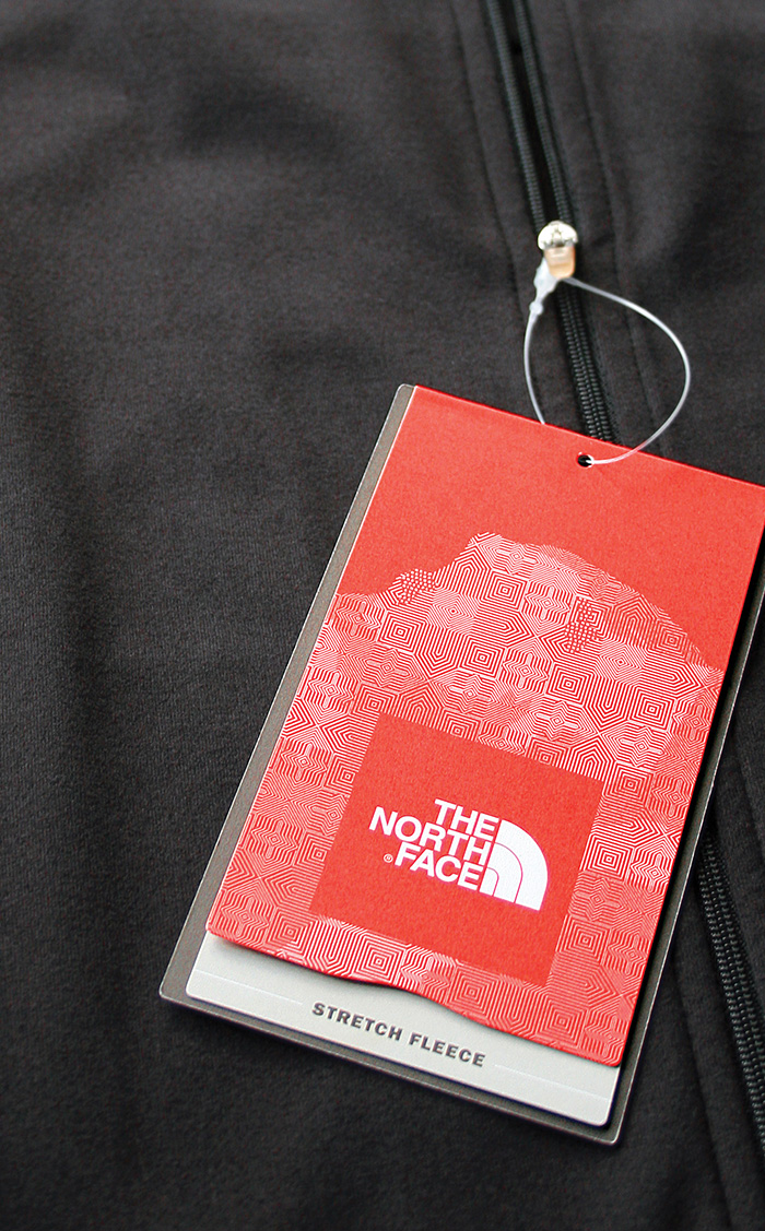 The North Face hangtag