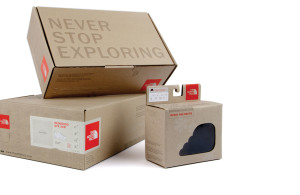 The North Face packaging set