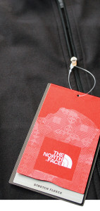 The North Face hangtag