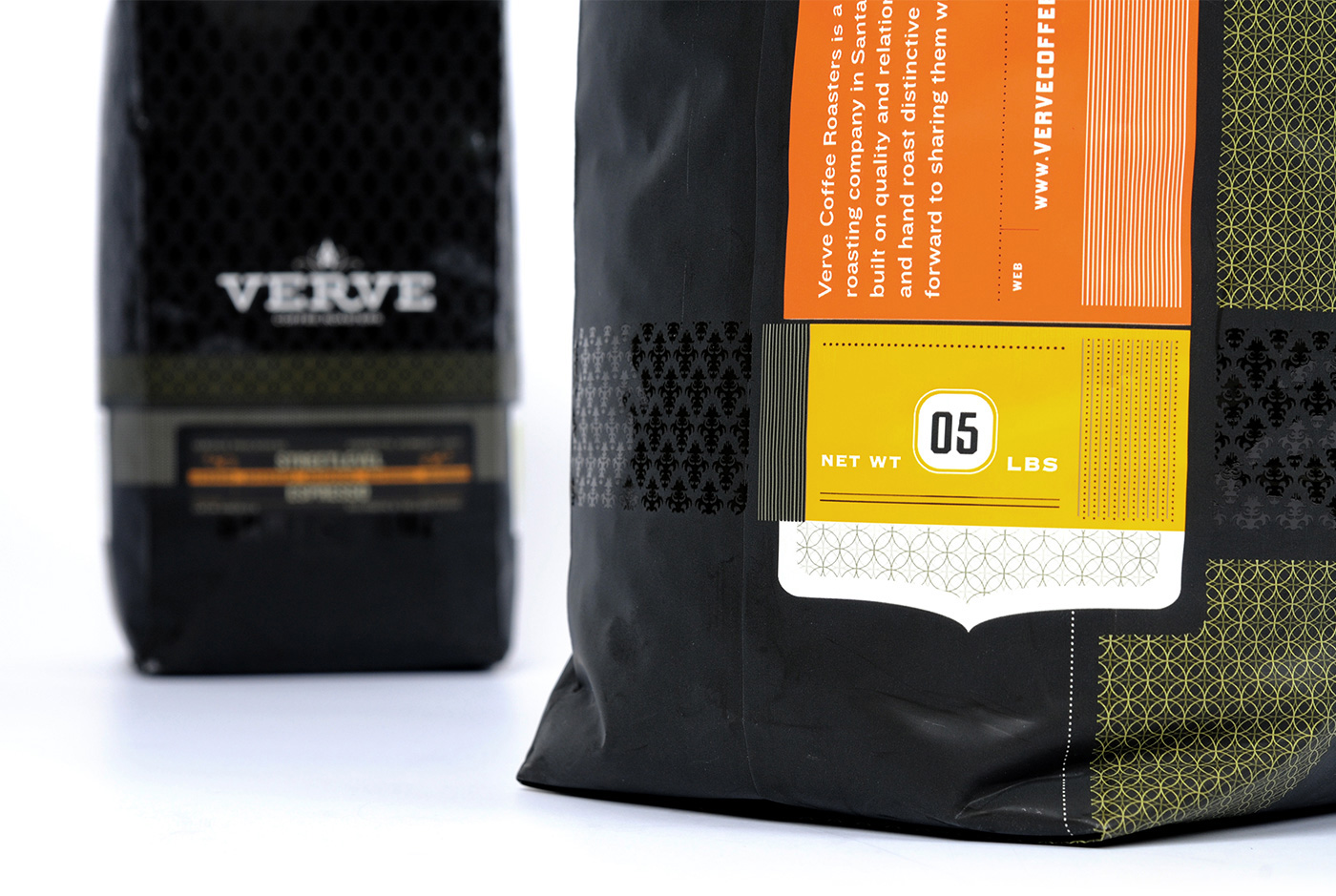 Verve Coffee packaging detail