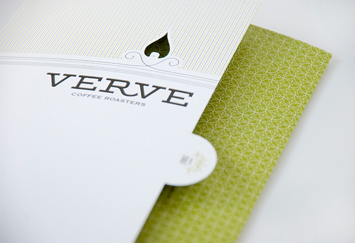 Verve Coffee Roasters folder detail