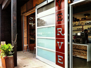 Verve Coffee Roasters storefront signage