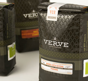 Verve Coffee Roasters packaging