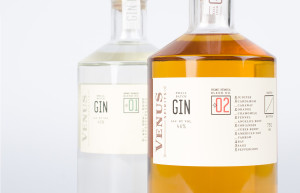 Venus Spirits Gin packaging details