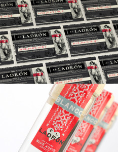 Venus Spirits El Ladrón packaging label and cap