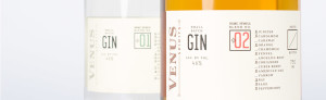 Venus Spirits Gin packaging