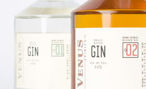 Venus Spirits Gin packaging details