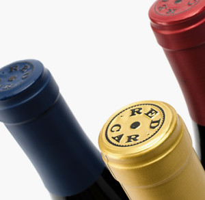 Red Car Wine bottle caps