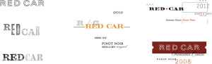 Red Car Wine logos in process