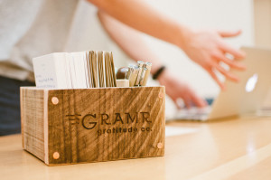Gramr Gratitude Co. wooden box