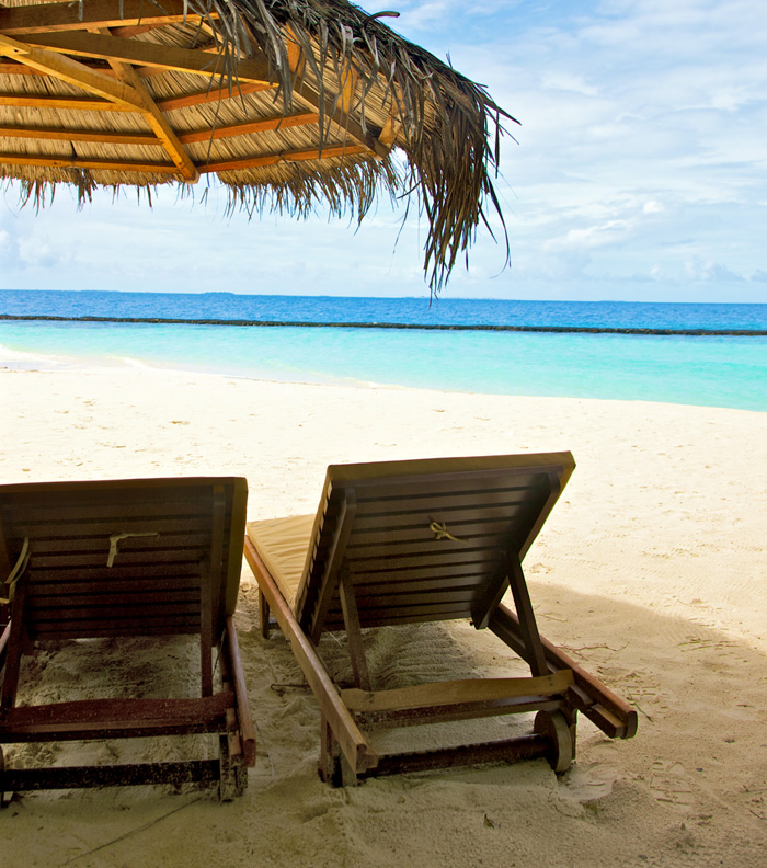 Photo of Naviti Resort beach lounge chairs