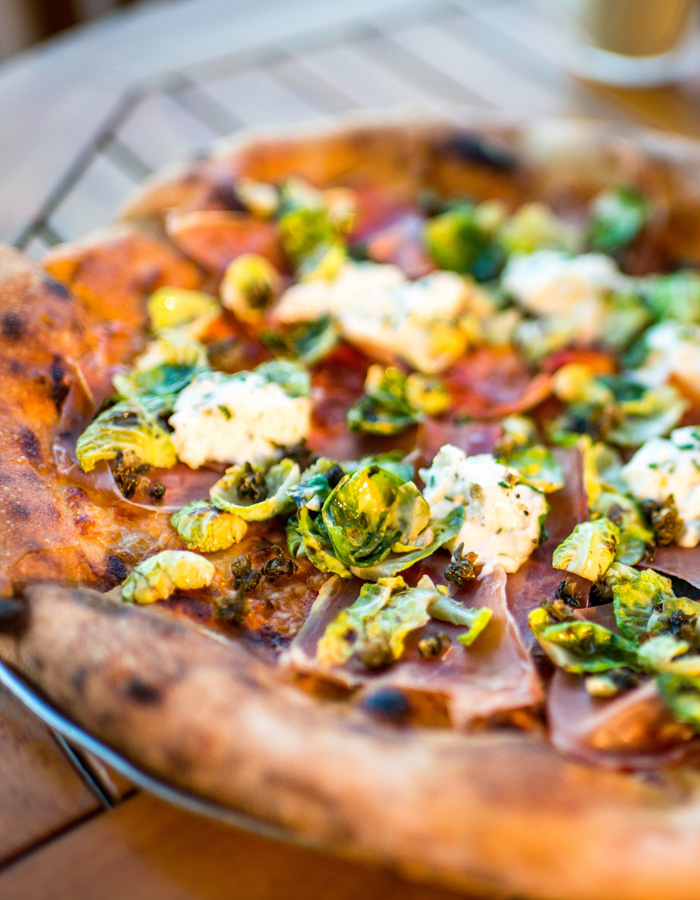 Hop Flower pizza