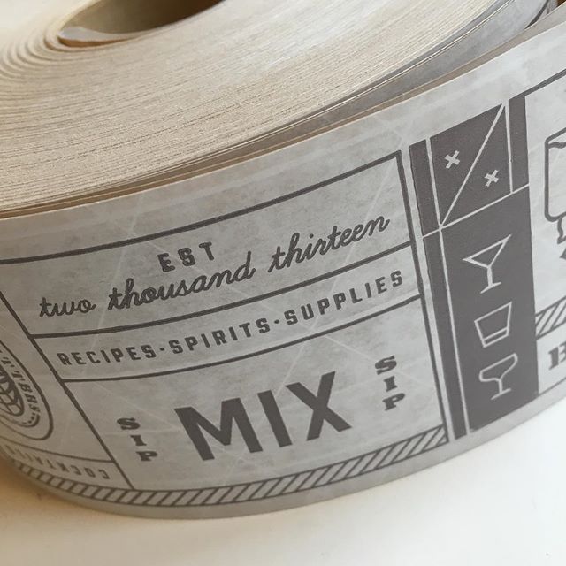 The stuff that makes our @bittersandbottles clients lose their minds (in a good way of course). Complete rebrand unveiling coming soon.  #chendesign #packingtape