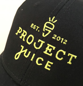 Project Juice embroidered cap