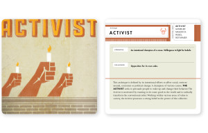 Archetypes in Branding - Activist card