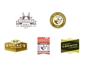 SF Heritage Legacy logo explorations