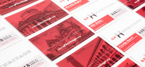 SF Heritage business cards