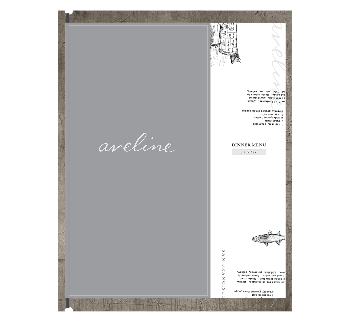 Aveline menu