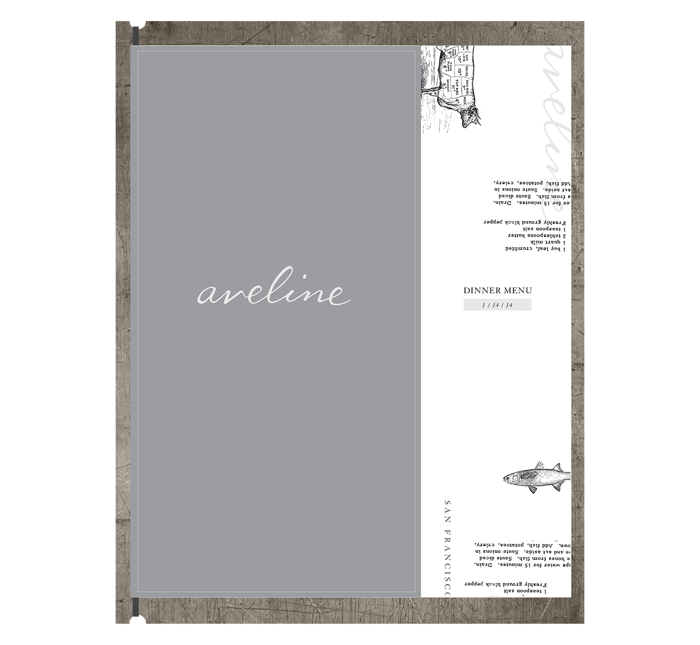 Aveline menu