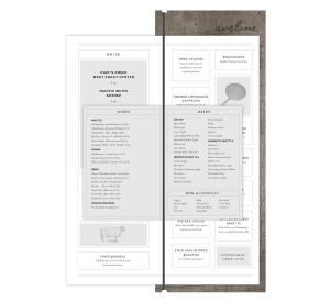 Aveline menu