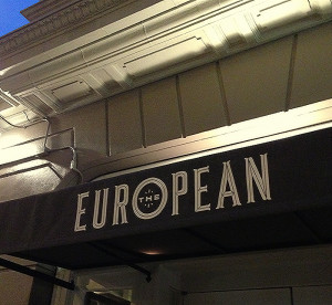 The European branded canopy