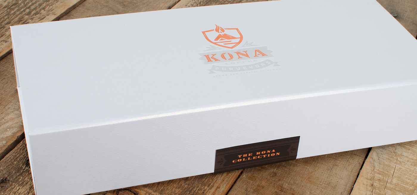 Kona Coffee Purveyors exterior box detail