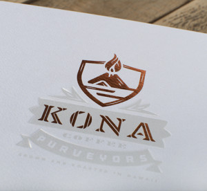 Kona Coffee Purveyors identity detail