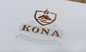 Kona Coffee Purveyors identity detail