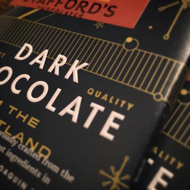 Holidays and #chocolate most certainly go hand-in-hand. Sneak peek // @staffordschocolates packaging by #chendesign