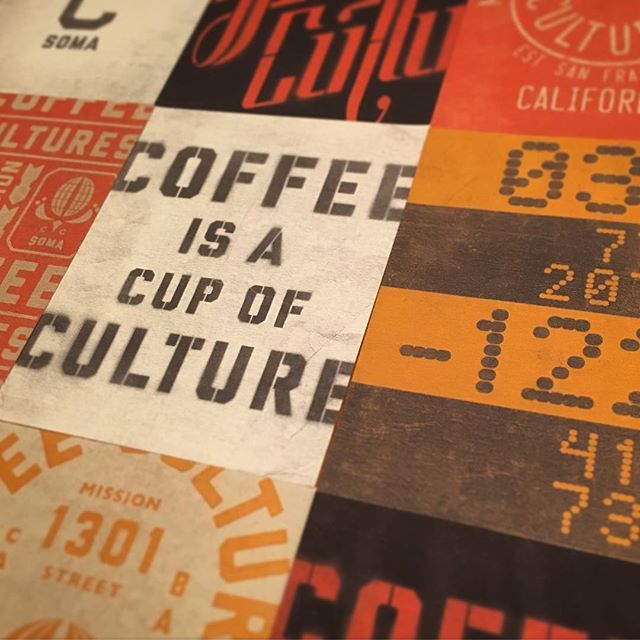 another sneak peek // old-school #wheatpaste posters for @coffeeculturesfidi second location #chendesign