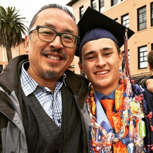 Josh and Ethan at graduation 2016