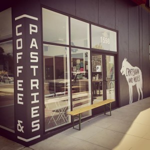Craftsman and Wolves Cofee and Pastries environmental graphics