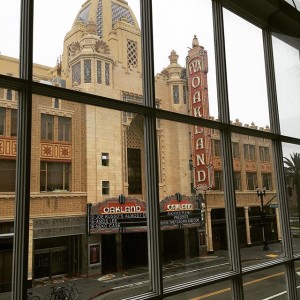 View to the Fox Theater Oakland