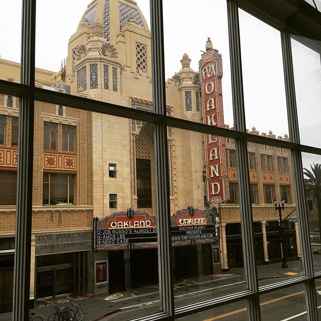 Good morning #Oakland! View from the new #chendesign studio digs.