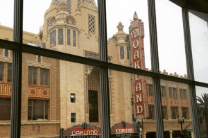 Office view of the Fox Theater Oakland